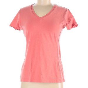 Calvin Klein Orange Performance V-Neck T-Shirt M